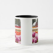 Tulpvelden van Mt. Vernon, Skagit County, WA Mok (Midden)