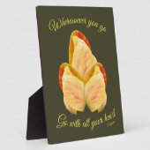 Tulpventilator gaat met uw hart Inspirerend Fotoplaat (Zijkant)