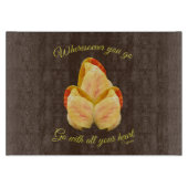 Tulpventilator gaat met uw hart Inspirerend Snijplank (Voorkant)