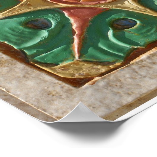 Tulsa Art Déco motif en toile (Coin)