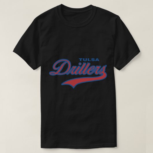 Tulsa Drillers  logo Classic T-Shirt (Design voorkant)