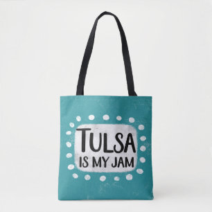 Tulsa is mijn jam Canvas tas