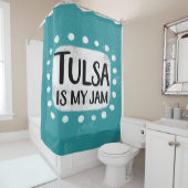 Tulsa is mijn jam douchegordijn (In situ)