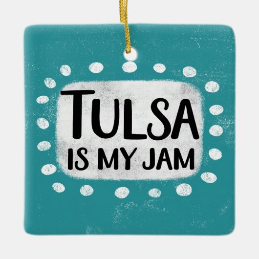 Tulsa is mijn jam Ornament (Voorkant)