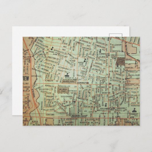 Tulsa, OK Carte Vintage (Devant / Derrière)