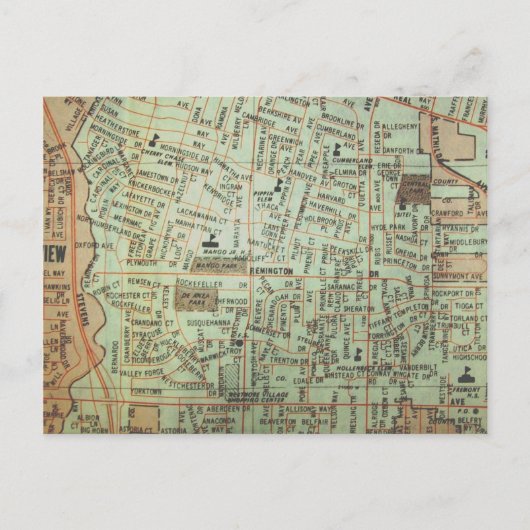 Tulsa, OK Carte Vintage (Devant)