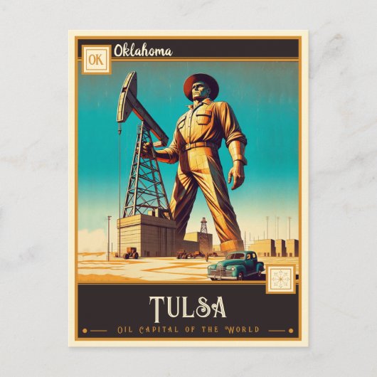 Tulsa, Oklahoma |  Briefkaart (Voorkant)