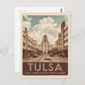 Tulsa, Oklahoma Briefkaart (Voorkant / Achterkant)