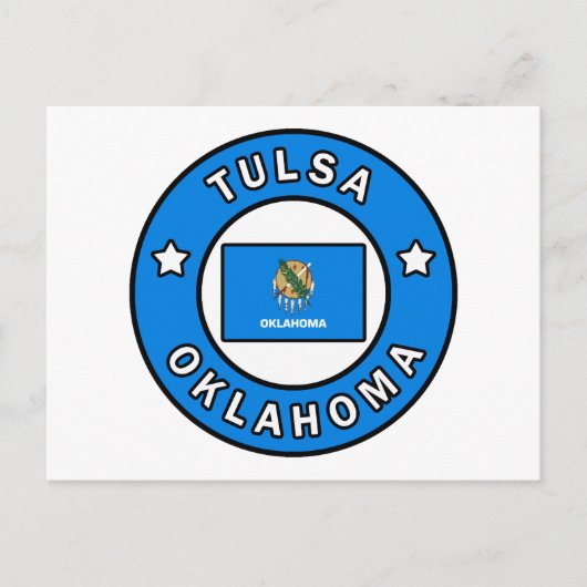 Tulsa Oklahoma Briefkaart (Voorkant)