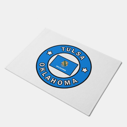 Tulsa Oklahoma Deurmat (Schuin)