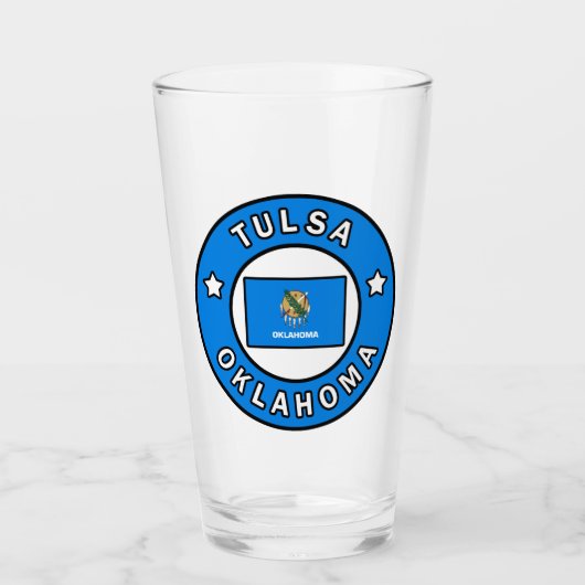 Tulsa Oklahoma Glas (Voorkant)