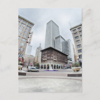 Tulsa Oklahoma in de binnenstad Briefkaart