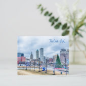 Tulsa Oklahoma in de binnenstad Briefkaart (Staand voorkant)
