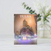 tulsa oklahoma in het centrum briefkaart (Staand voorkant)