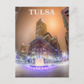 tulsa oklahoma in het centrum briefkaart (Voorkant)