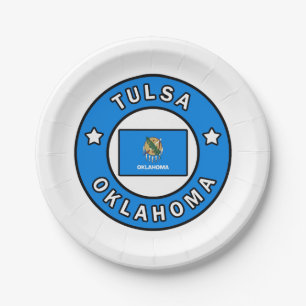 Tulsa Oklahoma Papieren Bordje