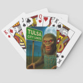 TULSA, OKLAHOMA PLAYING CARDS. POKERKAARTEN (Achterkant)