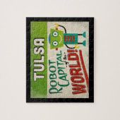 Tulsa Oklahoma Robot - Funny  Legpuzzel (Verticaal)