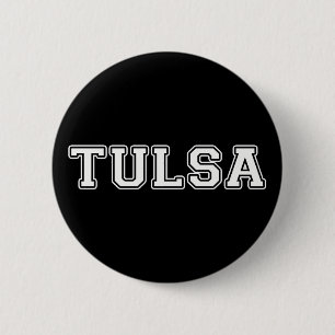 Tulsa Oklahoma Ronde Button 5,7 Cm