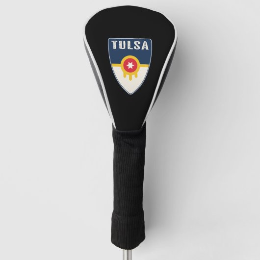 Tulsa Oklahoma Shield Golfheadcover (Voorkant)