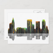 Tulsa Oklahoma Skyline Briefkaart (Voorkant / Achterkant)