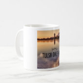 Tulsa Oklahoma Skyline Koffiemok (Voorkant links)