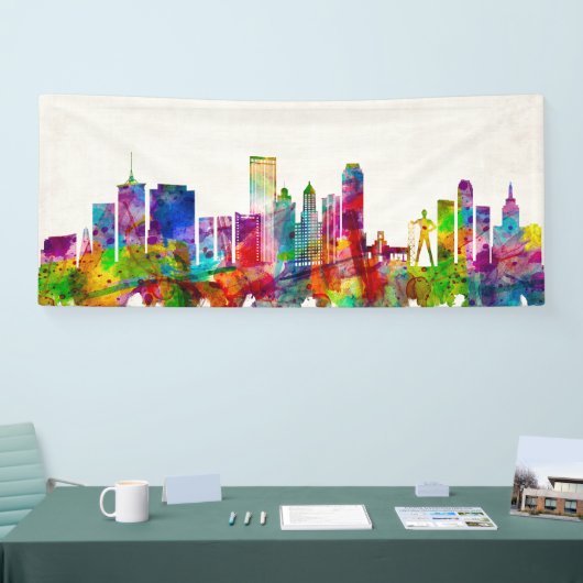 Tulsa Oklahoma Skyline Spandoek (Beurs)
