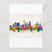 Tulsa Oklahoma Skyline Uitnodiging Briefkaart (Voorkant)