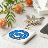 Tulsa Oklahoma Sleutelhanger (Zijkant)