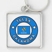Tulsa Oklahoma Sleutelhanger (Voorkant)