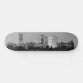 Tulsa Skyline B&W Skateboard Deck (Horizontaal)