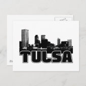 Tulsa Skyline Briefkaart (Voorkant / Achterkant)