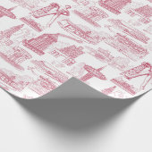 Tulsa Toile Wrapping Paper Roll Cadeaupapier (Hoek)