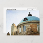 Tulsa's blauwe koepel briefkaart (Voorkant / Achterkant)
