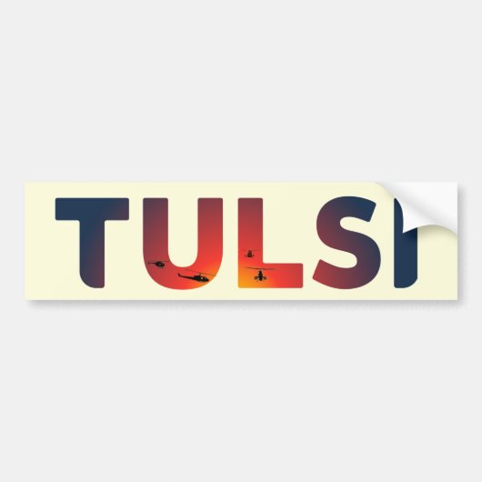 Tulsi Apocalypse Bumpersticker (Voorkant)