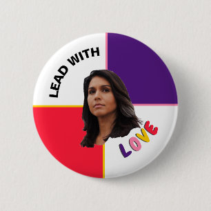 Tulsi Gabbard 2020 Ronde Button 5,7 Cm