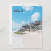 Tulum Bachelorette Party Invitation (Dos)