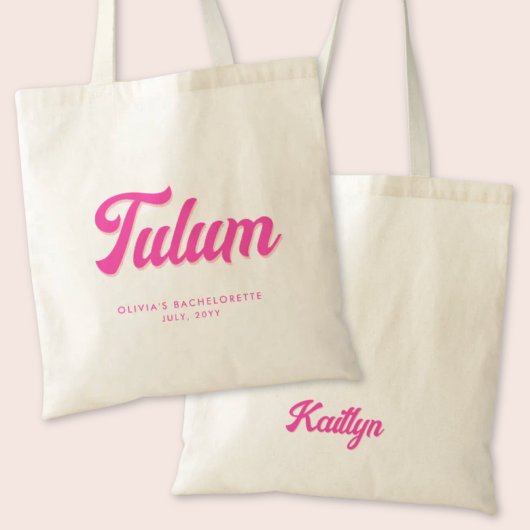 Tulum Bachelorette Party Sac fourre-tout personnal