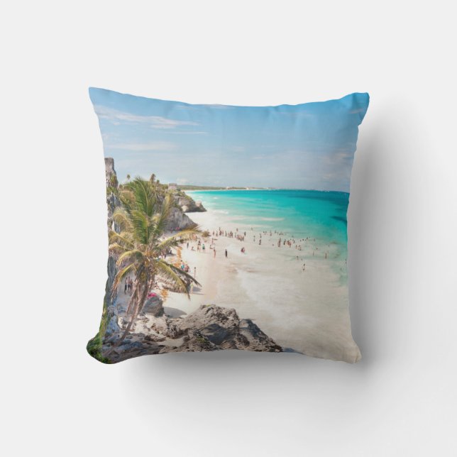 Tulum Beach Kussen (Voorkant)