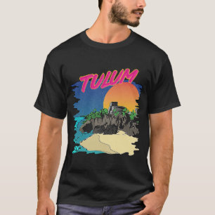 Tulum Beach Mayan ruïnt de Mexicaanse aanval dus T-shirt