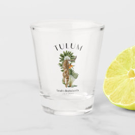 Tulum Leopard Tropische vrijgezellenweekend Shot Glas