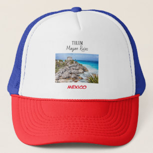 Tulum Mayan Ruins Mexico Trucker Hat Trucker Pet