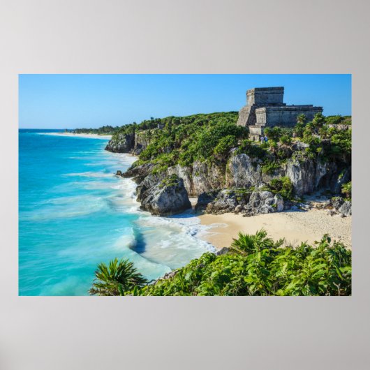 Tulum Mayan Ruins Poster (Voorkant)