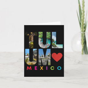 Tulum Mexico 2022 Vakantie Strand Bijpassende Fami Kaart