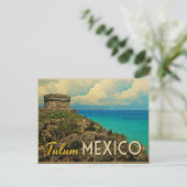 Tulum Mexico Briefkaart (Staand voorkant)