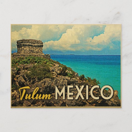 Tulum Mexico Briefkaart (Voorkant)