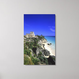 Tulum, Mexico Canvas Afdruk