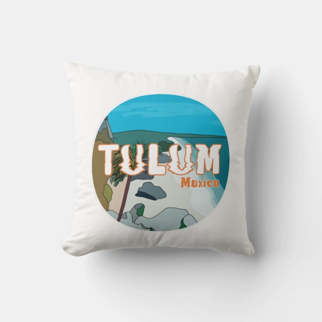 Tulum Mexico Great Gift Idea Kussen (Voorkant)