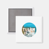 Tulum Mexico Great Gift Idea Magneet (Voorkant / Achterkant)