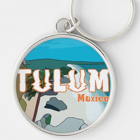 Tulum Mexico Great Gift Idea Sleutelhanger (Voorkant)